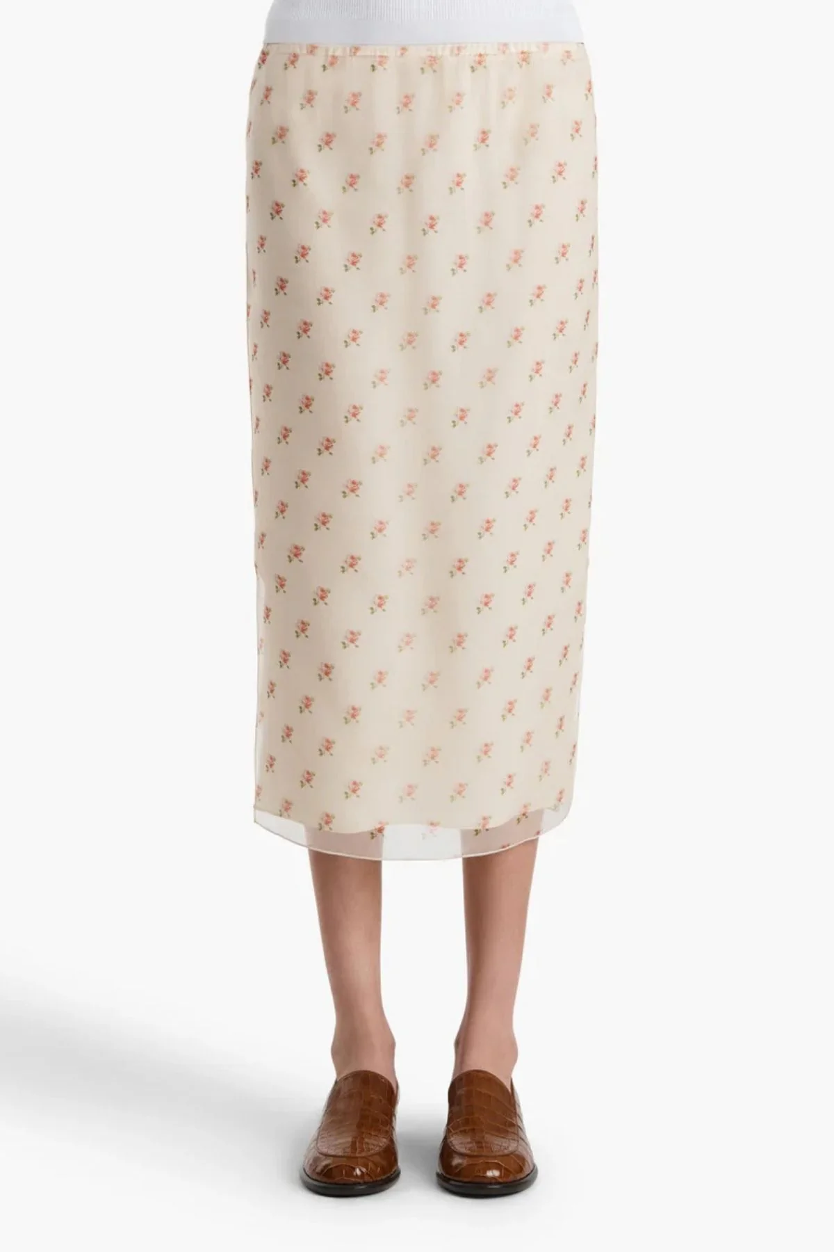 KHAITE Sydni Skirt - Soft Pink - Image 5