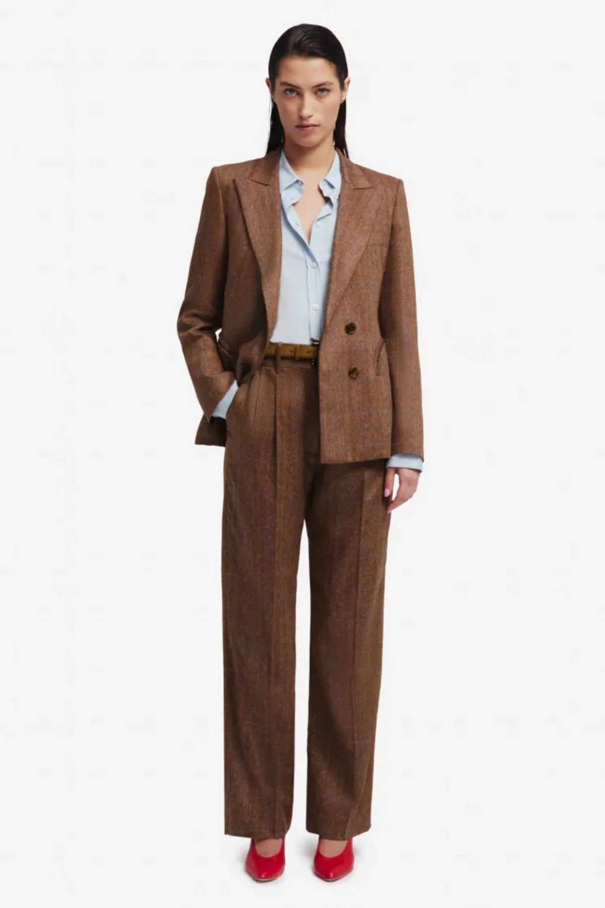 BLAZÉ Milano Takanuya Fox Pants - Cherrywood - Image 2