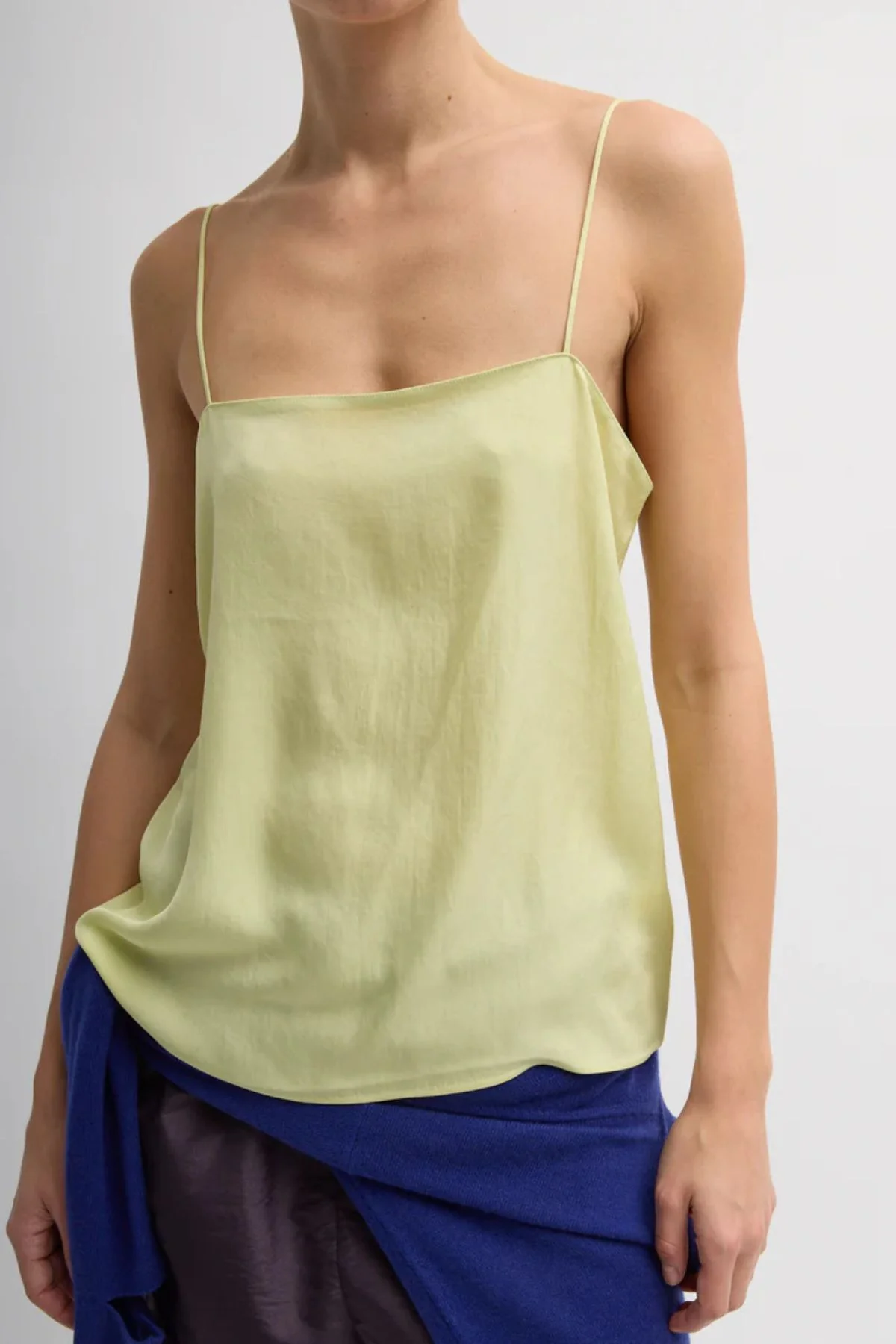 Tibi The Slip Cami - Celery - Image 4