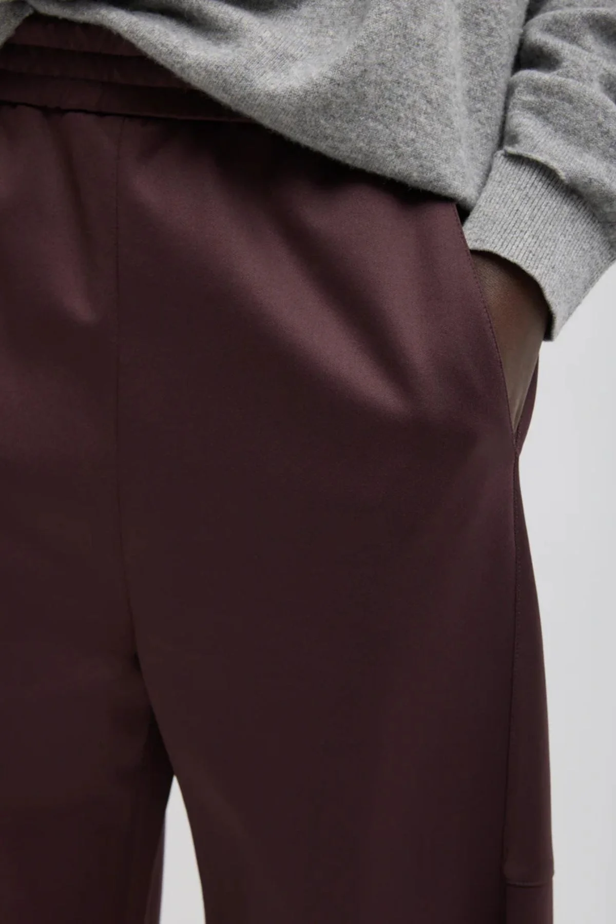 Tibi Active Knit Winslow Pant - Brown - Image 3