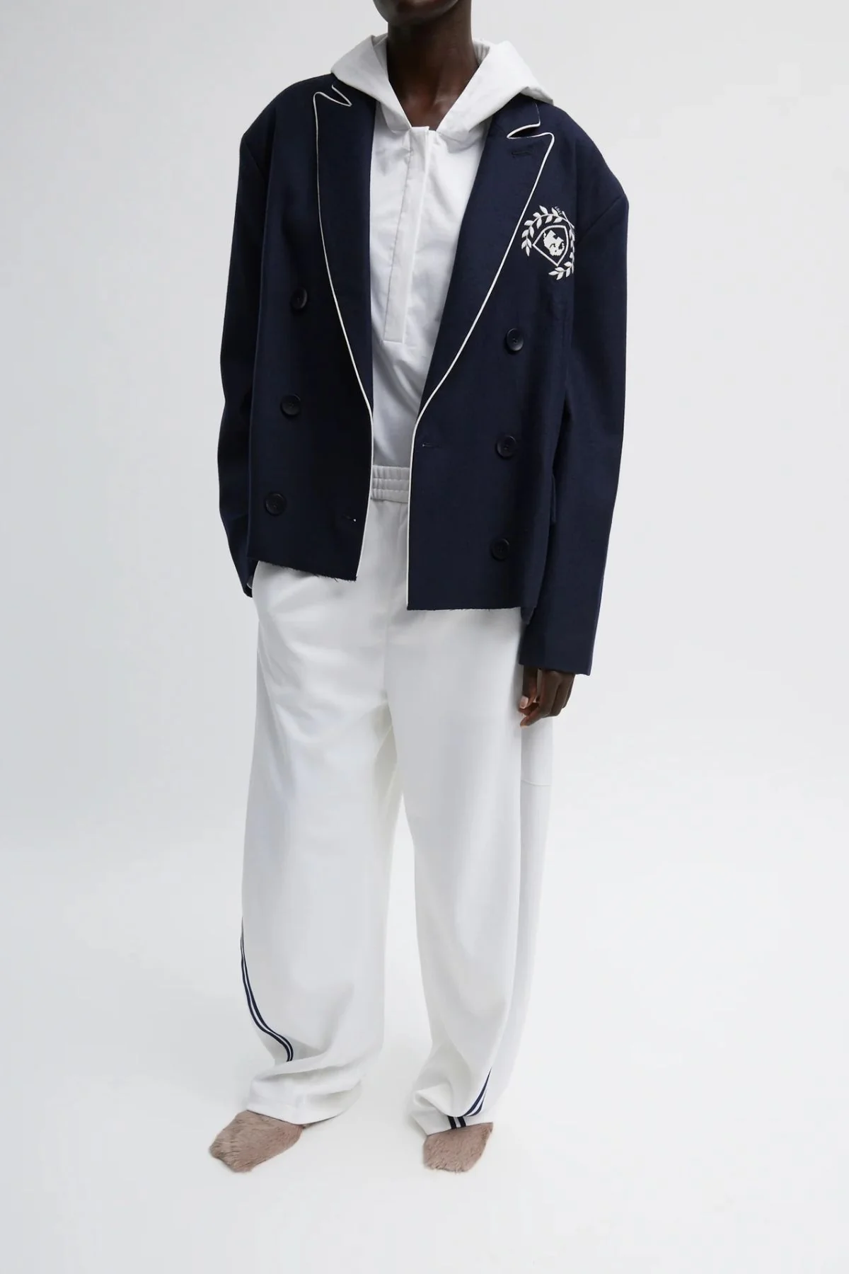 Tibi Active Knit Winslow Pant - White - Image 5