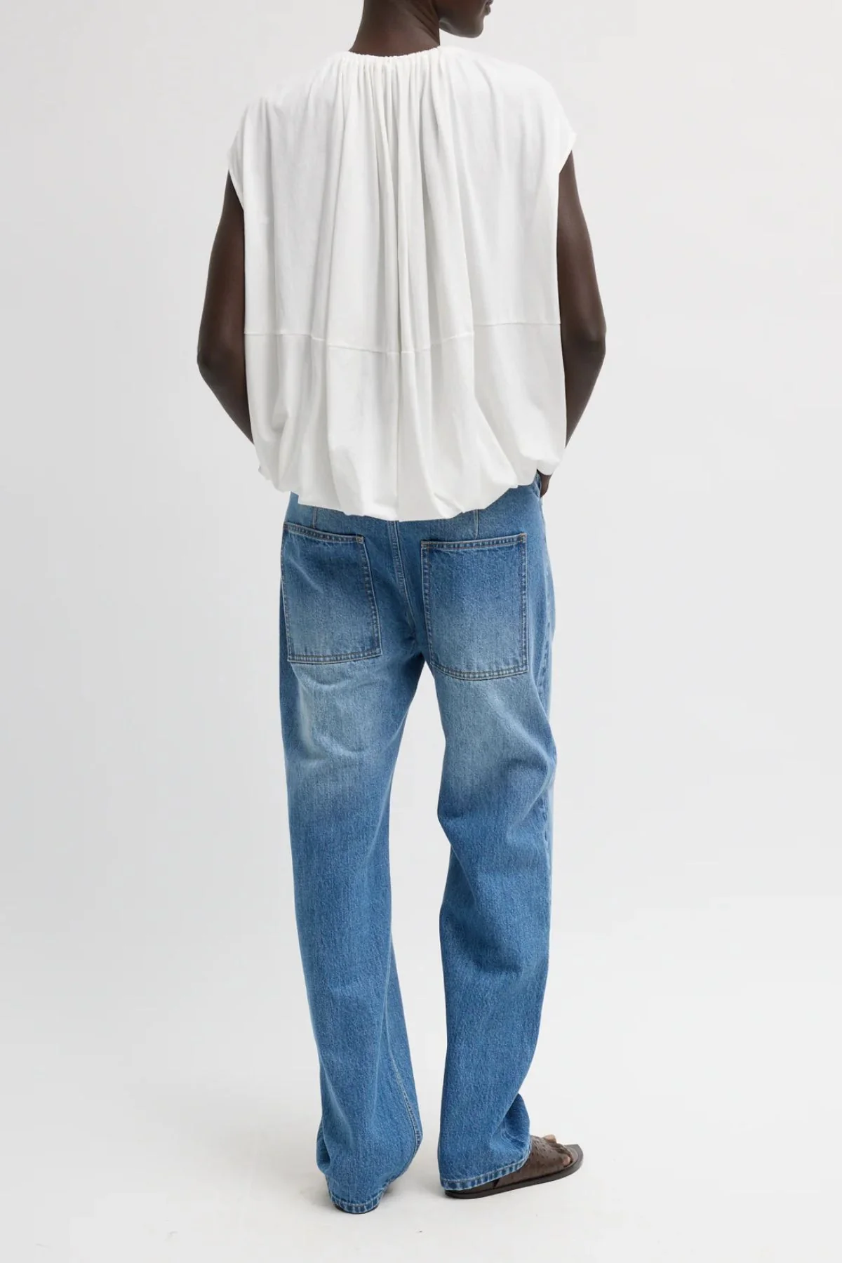 Tibi Alec Jean - Classic Blue - Image 3