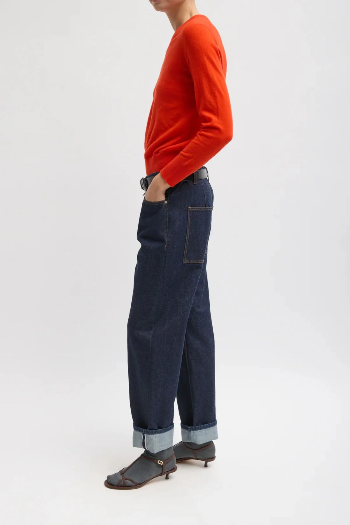 Tibi Alec Jean - Dark Denim - Image 2