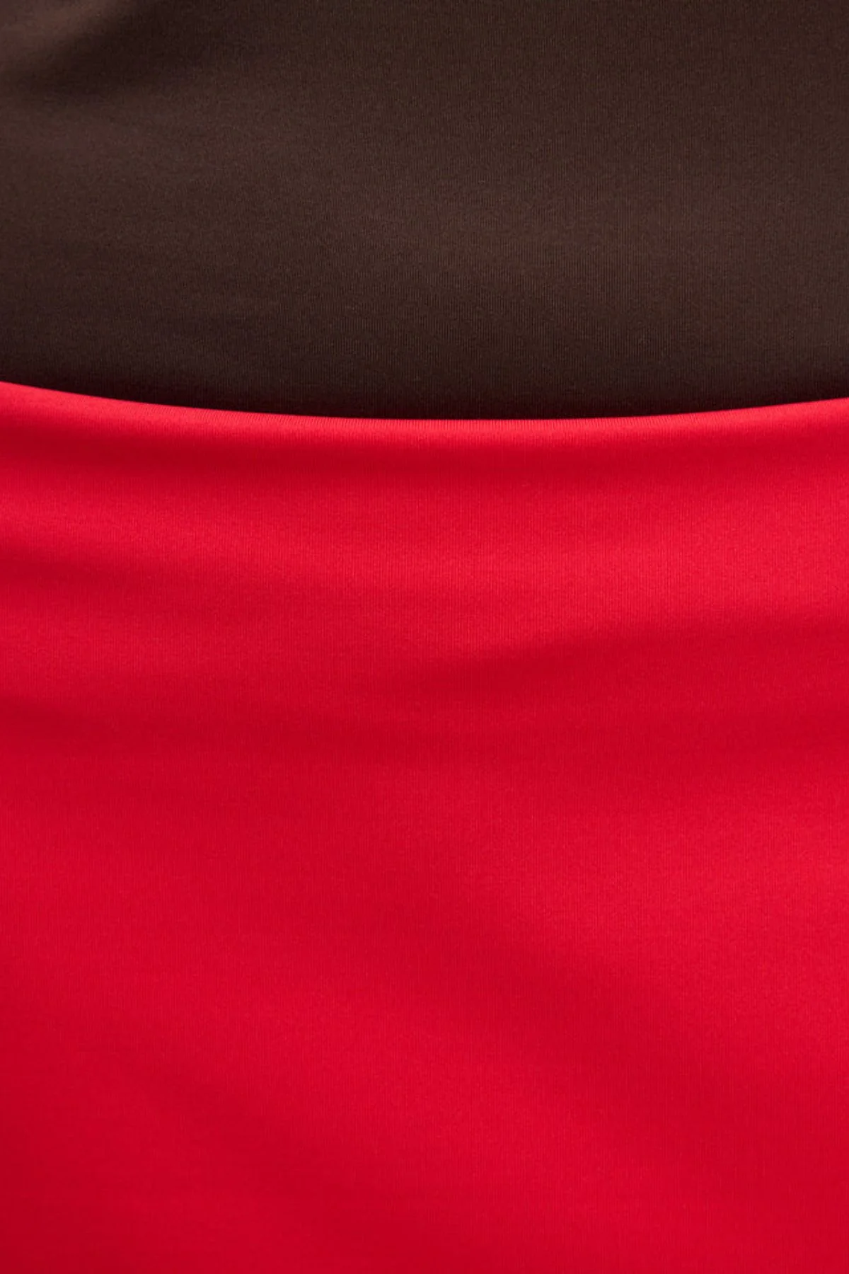 Tibi Compact Ultra Stretch Knit Pencil Skirt - Red - Image 4