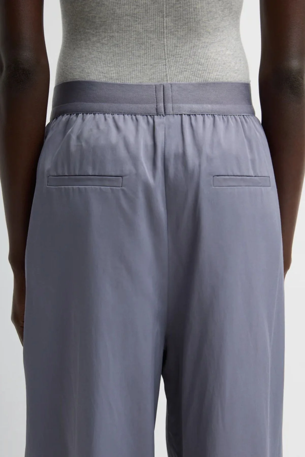 Tibi Marit Pull On Pant - Deep Violet - Image 5