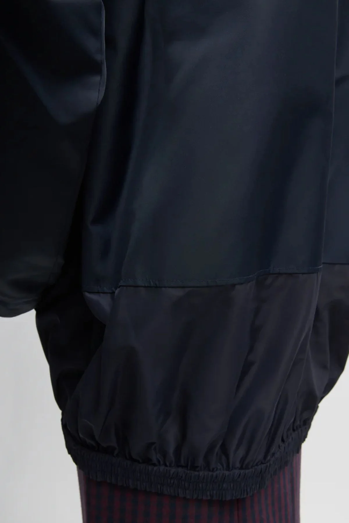 Tibi Eco Nylon Bomber Jacket - Navy - Image 3