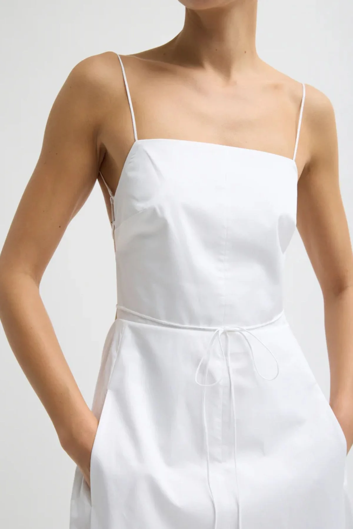 Tibi Strappy Dress - White - Image 2