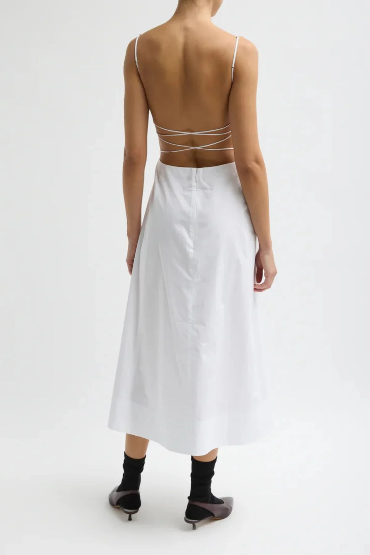Tibi Strappy Dress - White - Image 3