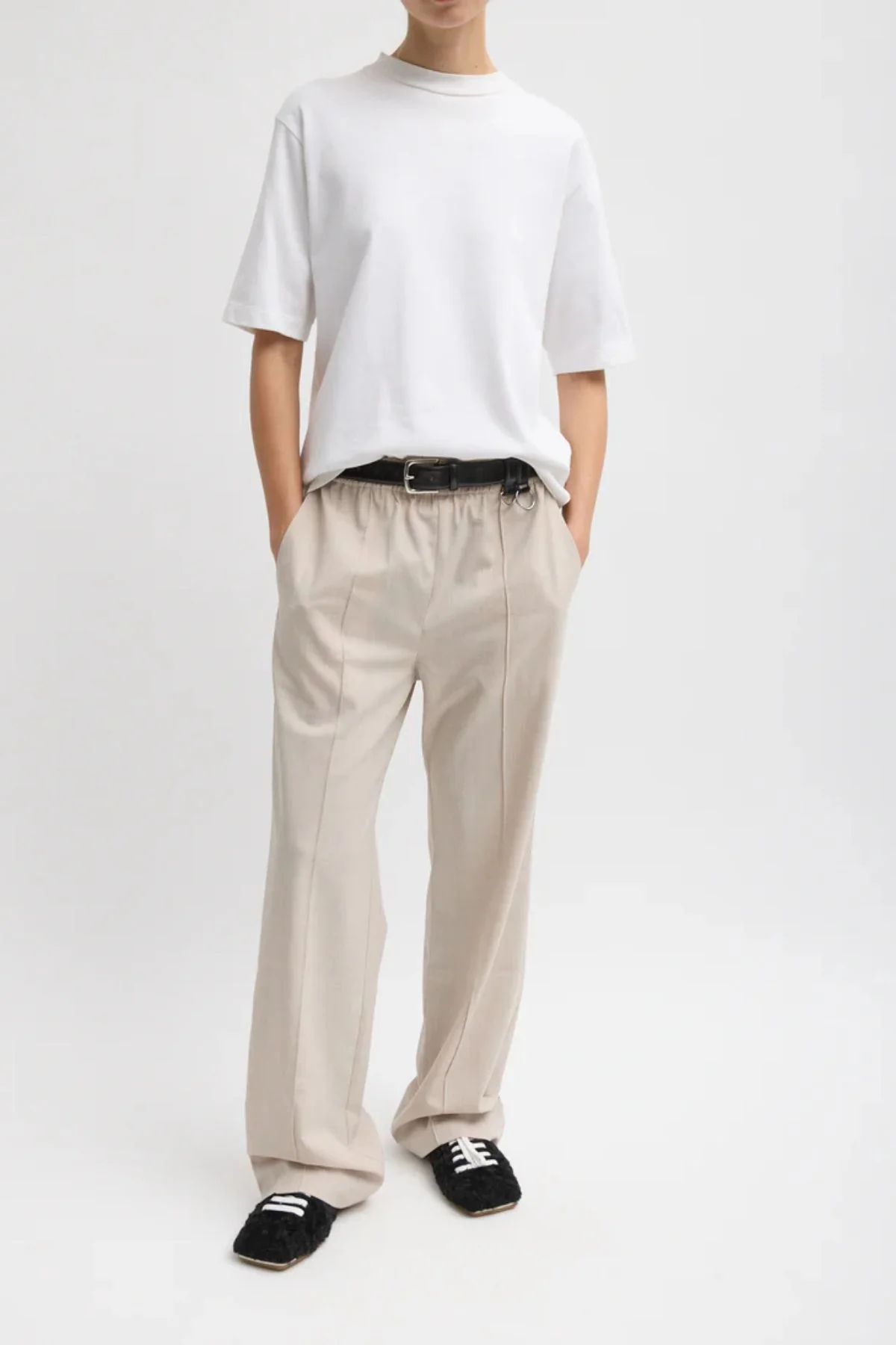 Tibi Perfect Unisex Tee - White - Image 4