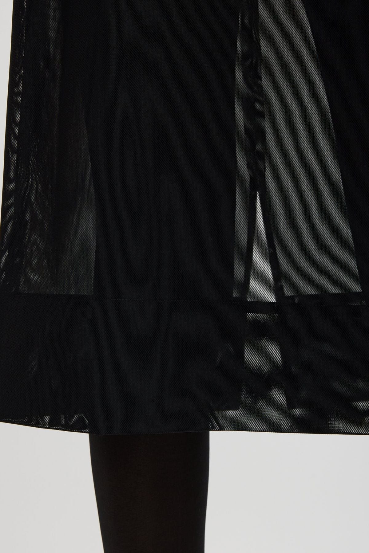 Tibi Power Mesh Skirt - Black - Image 5