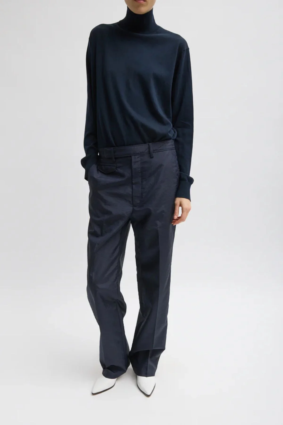 Tibi Rodney Trouser - Navy - Image 4