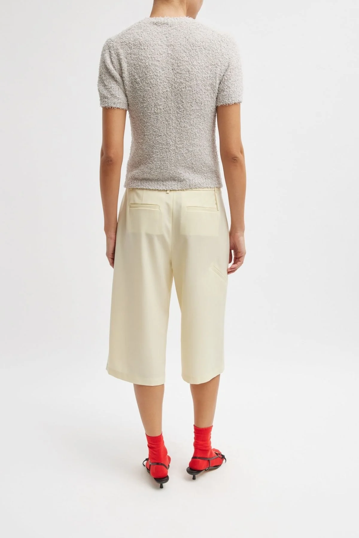 Tibi Serviette Baby T-Shirt - Grey - Image 3