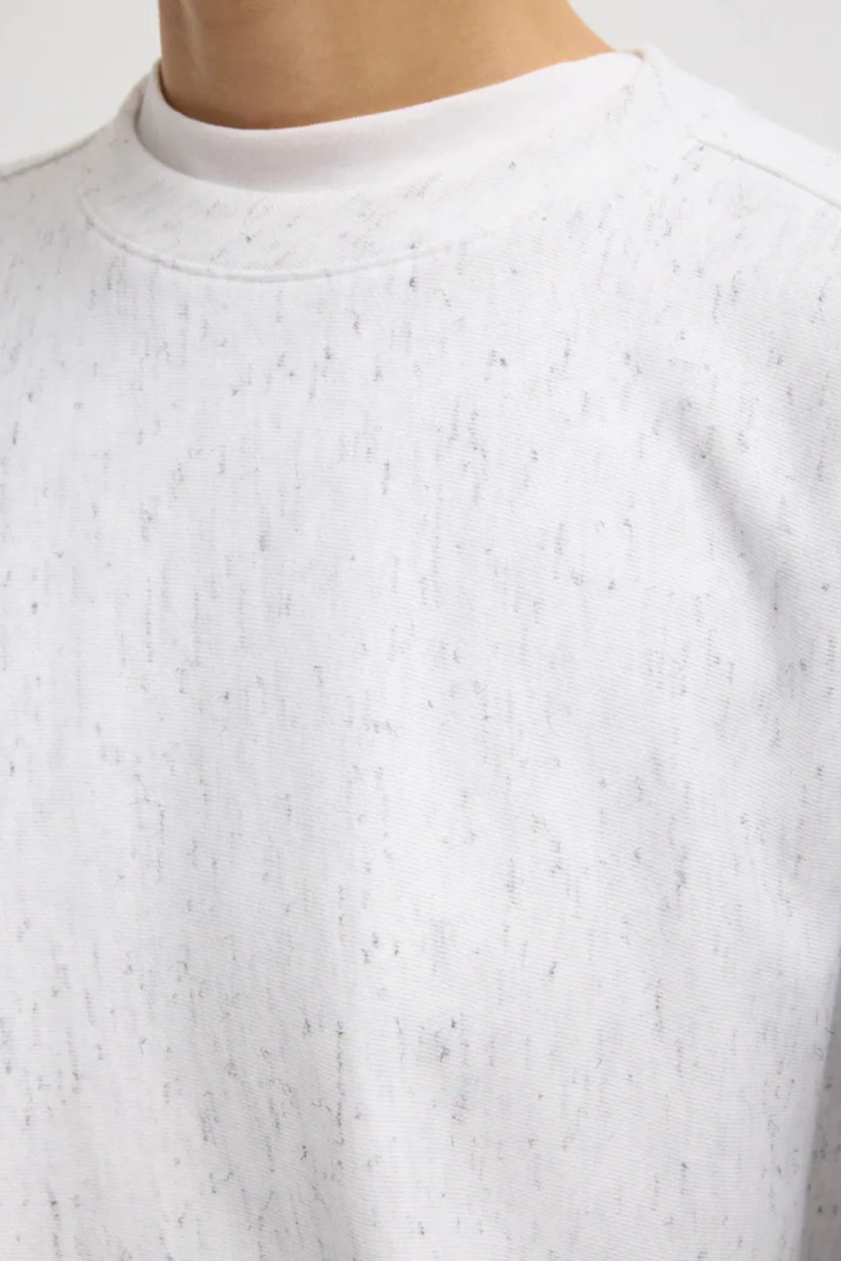 Tibi Spring Tweedy Sweatshirt - White Multi - Image 4
