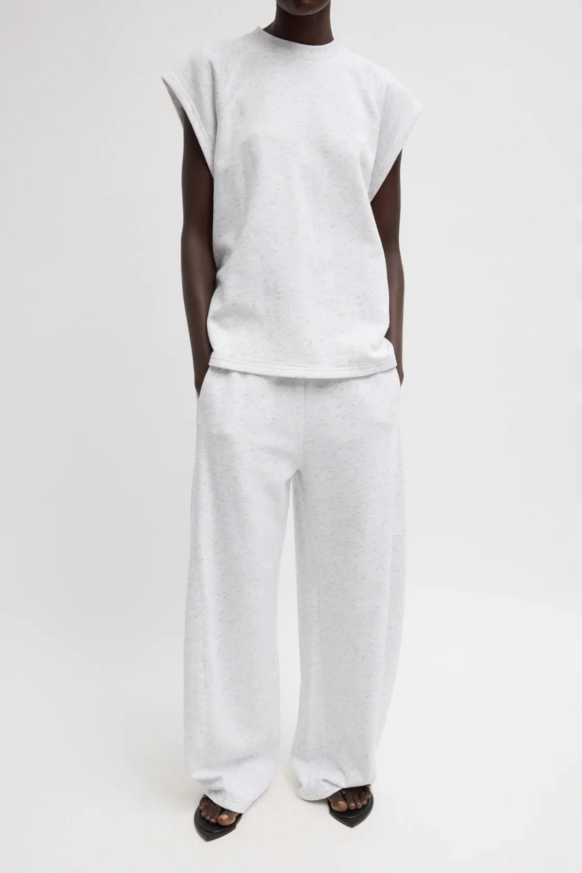 Tibi Spring Tweedy Winslow Pant - White Multi