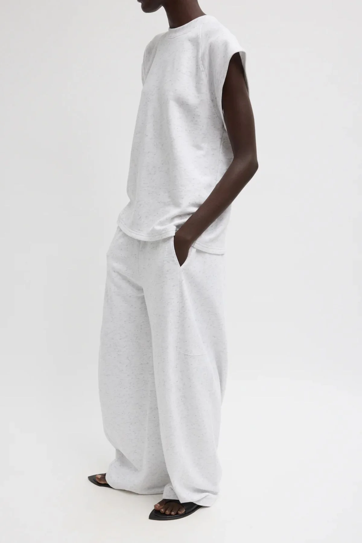 Tibi Spring Tweedy Winslow Pant - White Multi - Image 2
