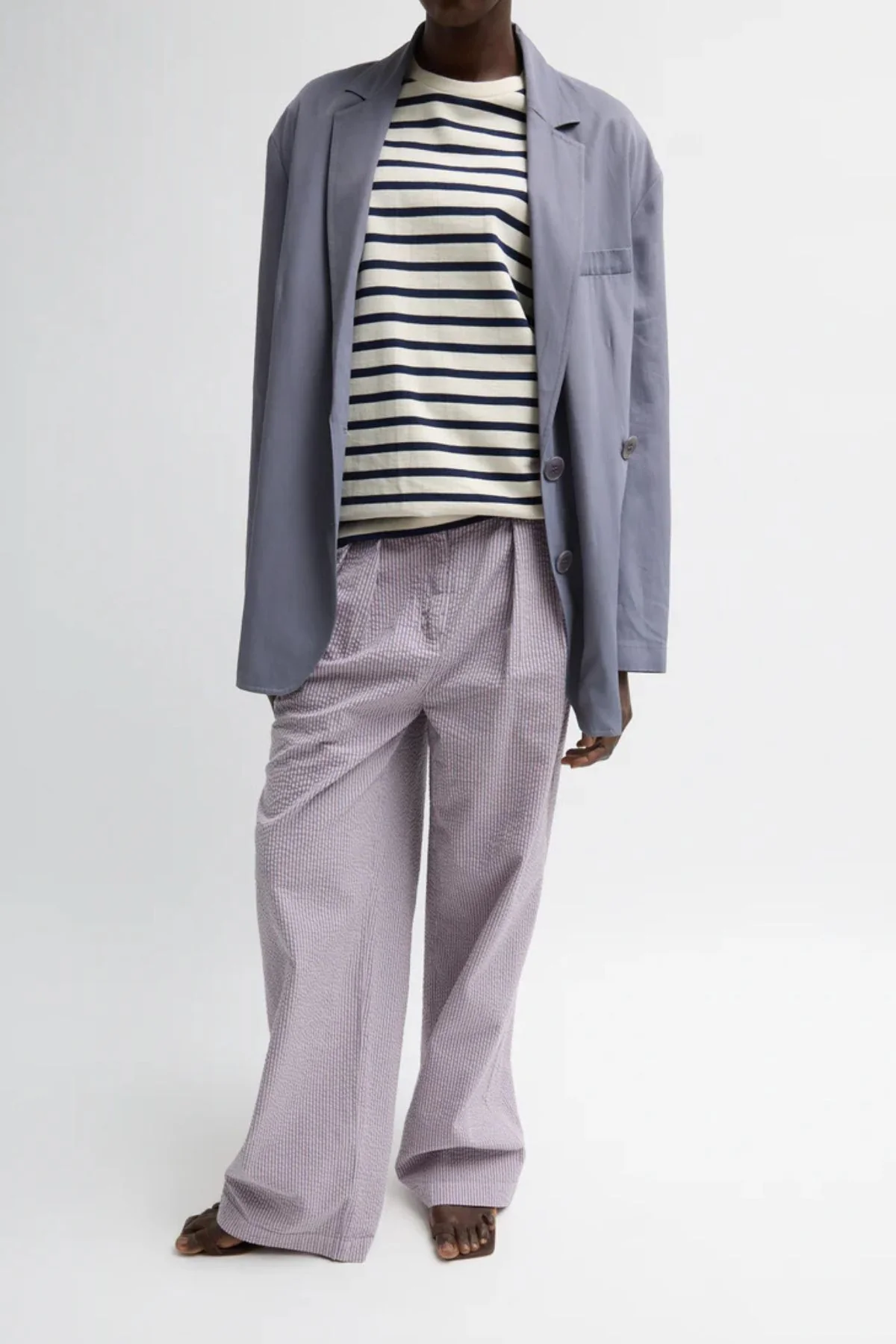 Tibi Stella Full Length Pant - Mauve Multi
