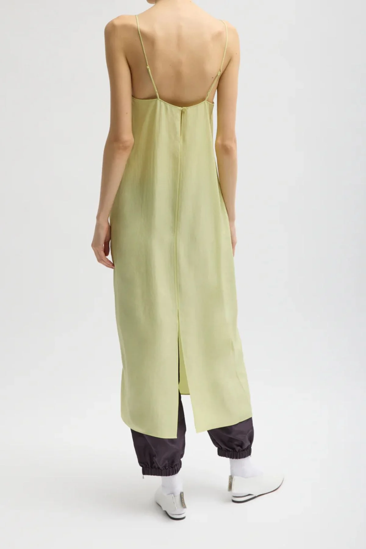 Tibi The Slip Dress - Celery - Image 2