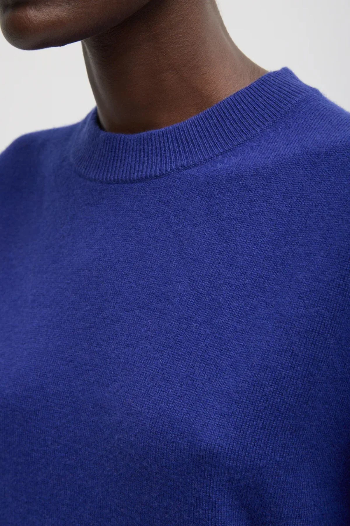 Tibi Washable Cashmere Oversized Easy T - Ink Blue - Image 3