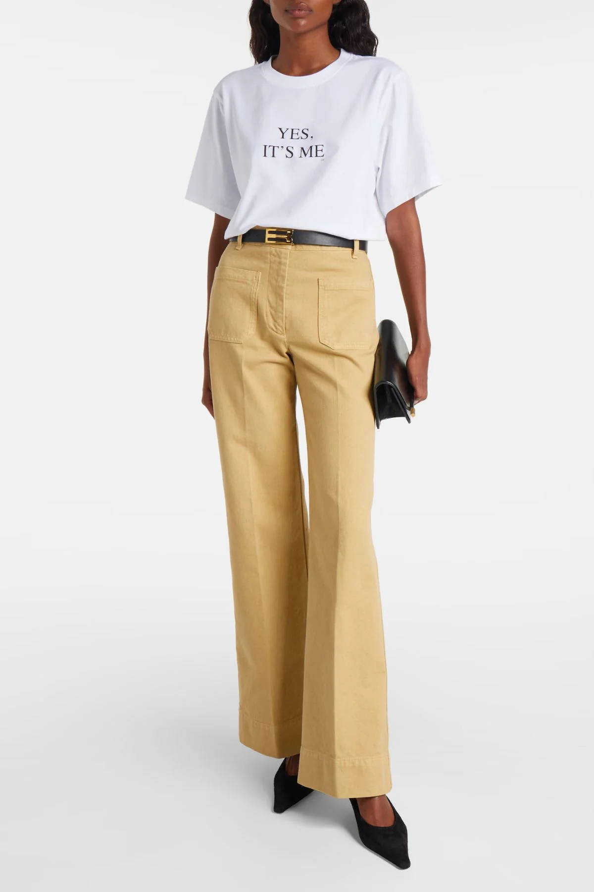 Victoria Beckham Alina Jean - Butter Garment Dye - Image 2