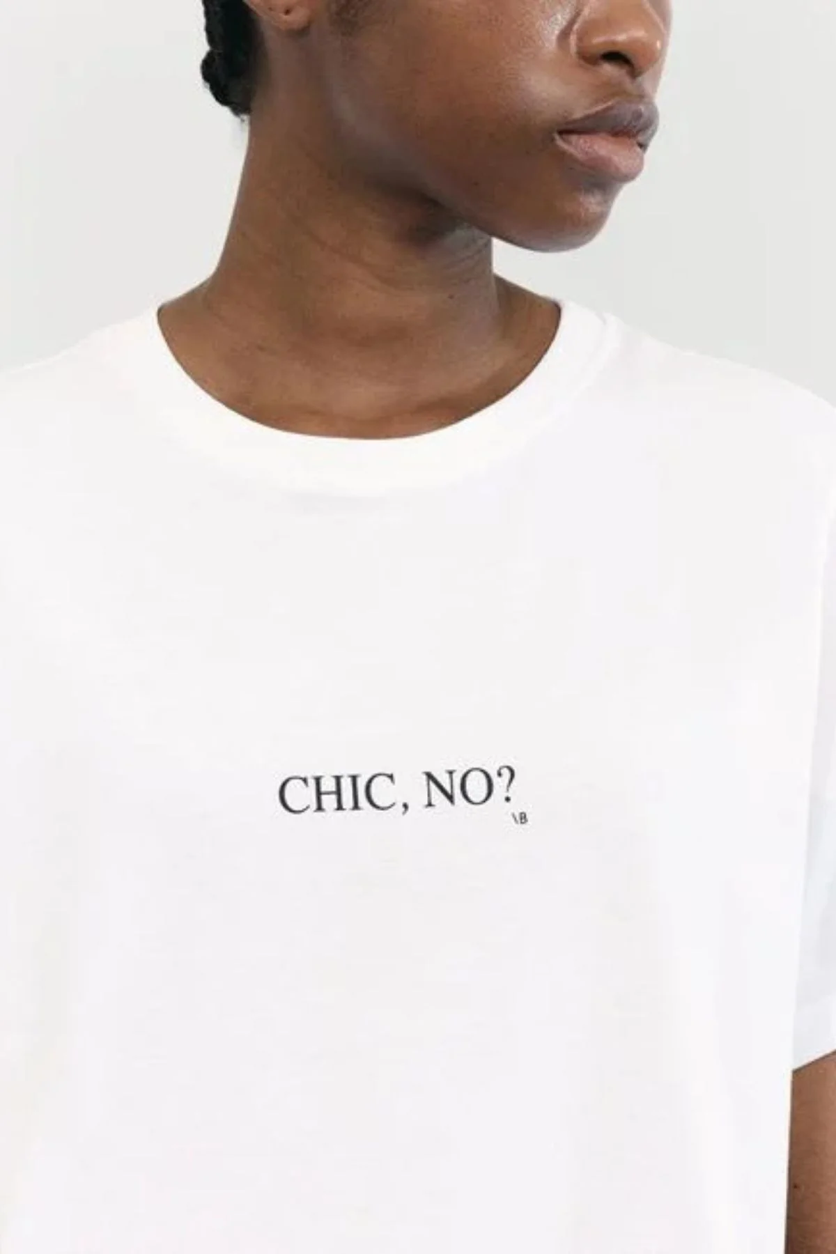 Victoria Beckham Classic Fit Slogan - Chic, No? - Image 4