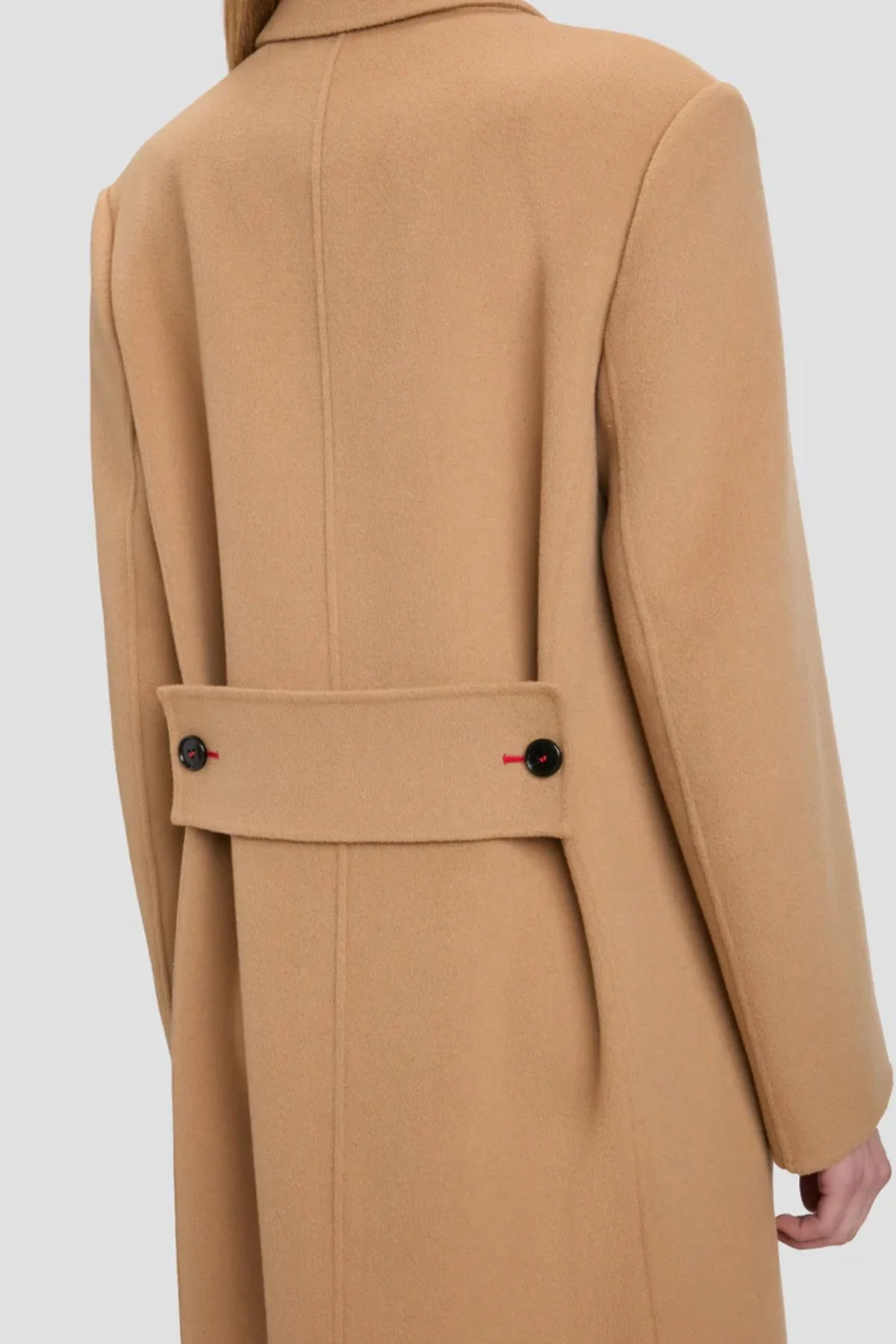 Victoria Beckham Double Faced Overcoat - Camel - Image 5