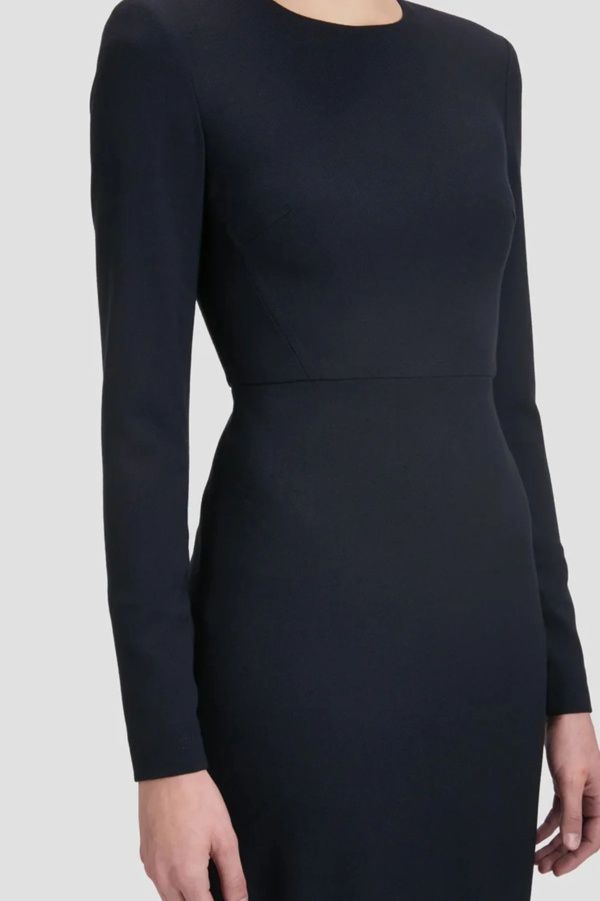 Victoria Beckham Fitted Dress - Navy - Image 4