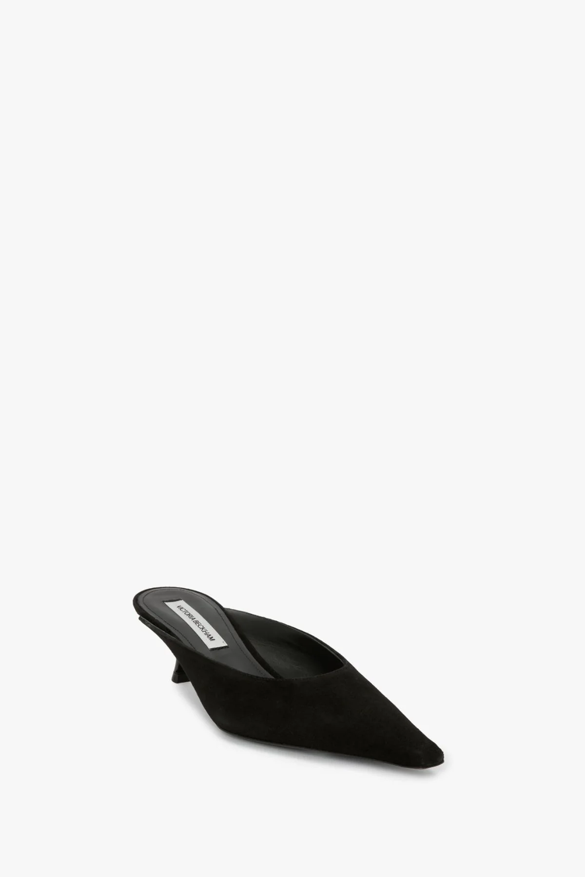 Victoria Beckham 45MM Kitten Heel - Black - Image 3