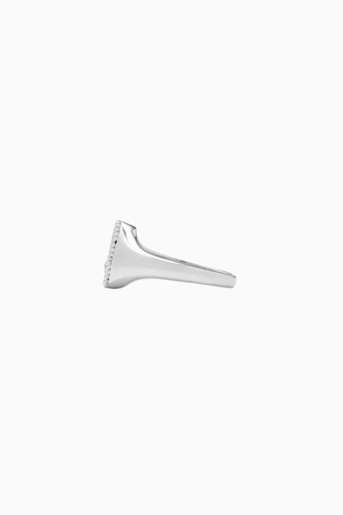 Yvonne Léon Baby Chevaliere Poire Ring - White Gold - Image 3