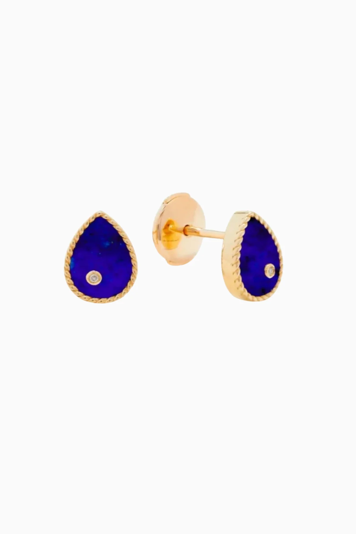Yvonne Léon Baby Poire Earrings - Lapis