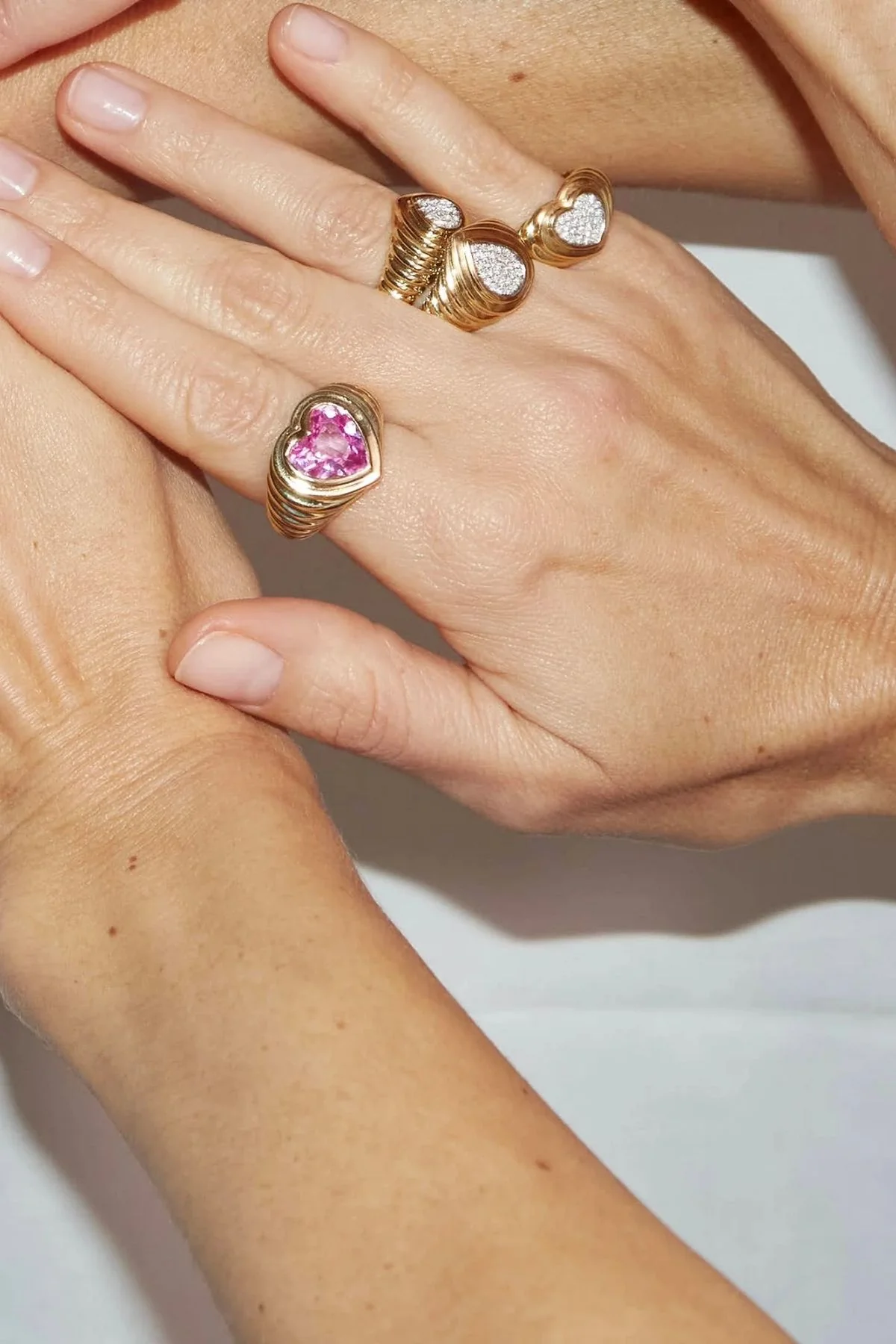 Yvonne Léon Mini Berlingot Pear Diamond Ring - Yellow Gold - Image 3
