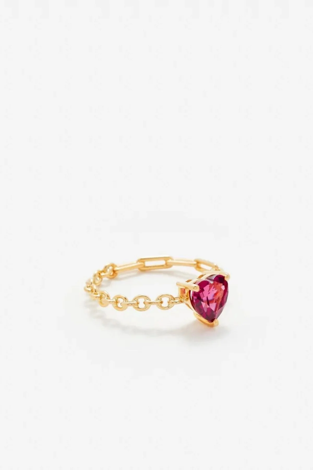 Yvonne Léon Bague Solitaire Heart Ring - Yellow Gold - Image 2