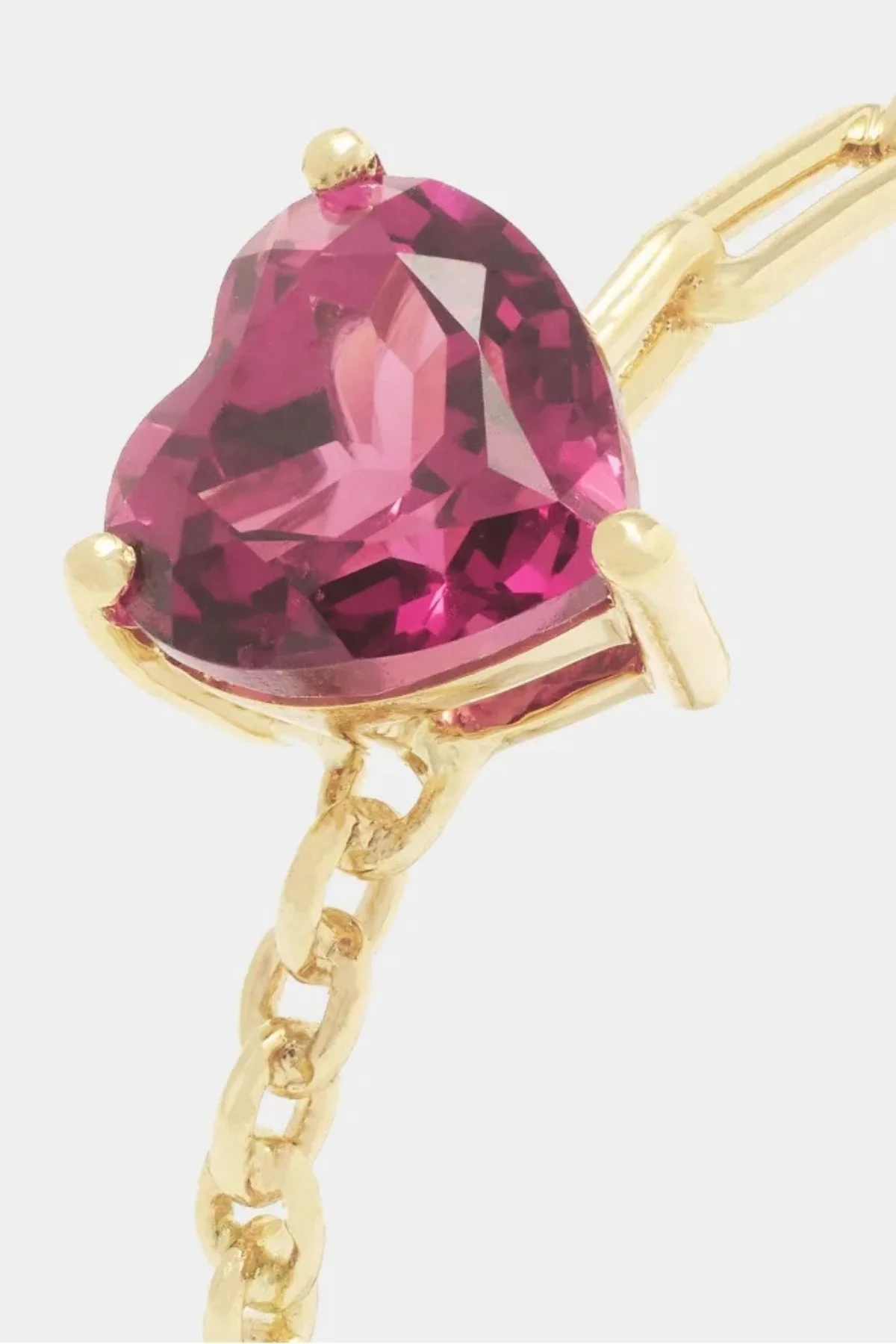 Yvonne Léon Bague Solitaire Heart Ring - Yellow Gold - Image 4